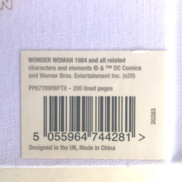 DC Comics Wonder Woman Notebook Cloth Cover NWT - Picture 10 of 10